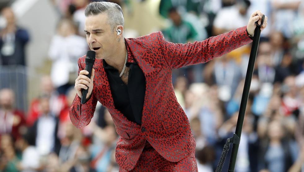Mundial Rusia 2018: Robbie Williams y el gesto del que todos hablan