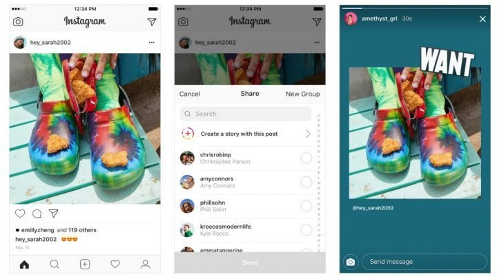 Instagram por fin permite compartir las publicaciones de otros en tus Historias