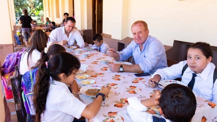 Almuerzo escolar en Cambyretá llega a más de 900 estudiantes