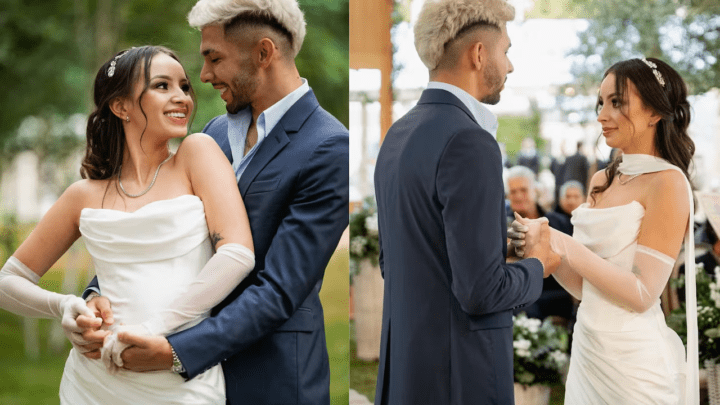 “Te amo ahora y siempre”, el romántico mensaje de Enciso tras su boda