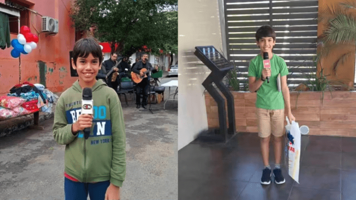 La historia de resiliencia del “mini periodista” que emociona a todo Paraguay