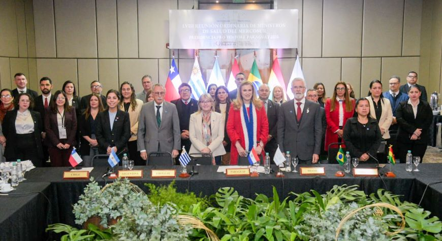 Ministros de Salud del Mercosur afianzan cooperación para enfrentar desafíos regionales