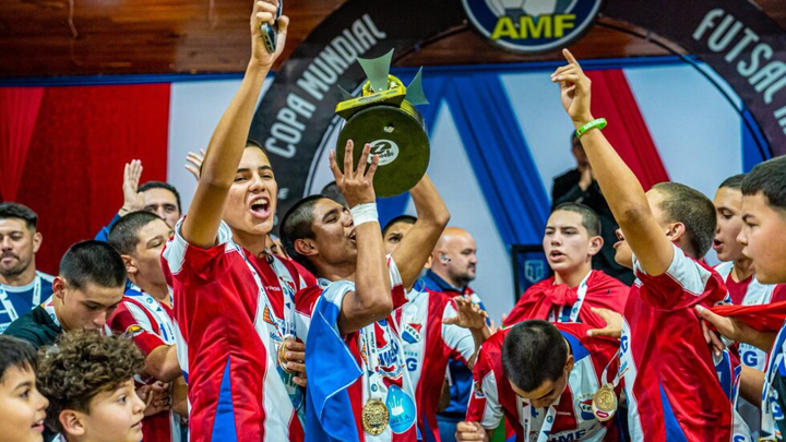 La Albirroja Juvenil es campeona del mundo en fútbol de salón